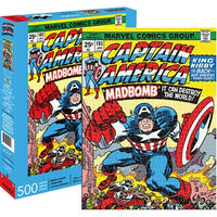 Aquarius Captain America Cover 500-Piece Puzzle