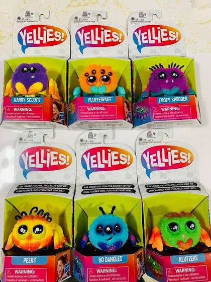 Yellies Spiders Mini Figures